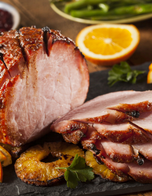 champagne ham CHAMPAGNE HAM WITH APPLE CINNAMON SAUCE